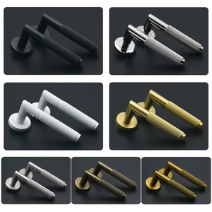 304 Stainless Steel Knurled <strong>Door</strong> <strong>Handle</strong> In Popular Gold Black Bronze Finishes For Home Use - Product Image 2