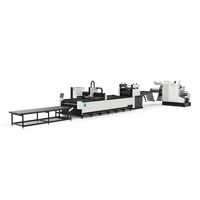 Machine de découpe laser à fibre G7 à alimentation par bobine 1,5KW-6KW, découpeuse laser CNC pour tôles métalliques avec système de déroulage et de nivellement