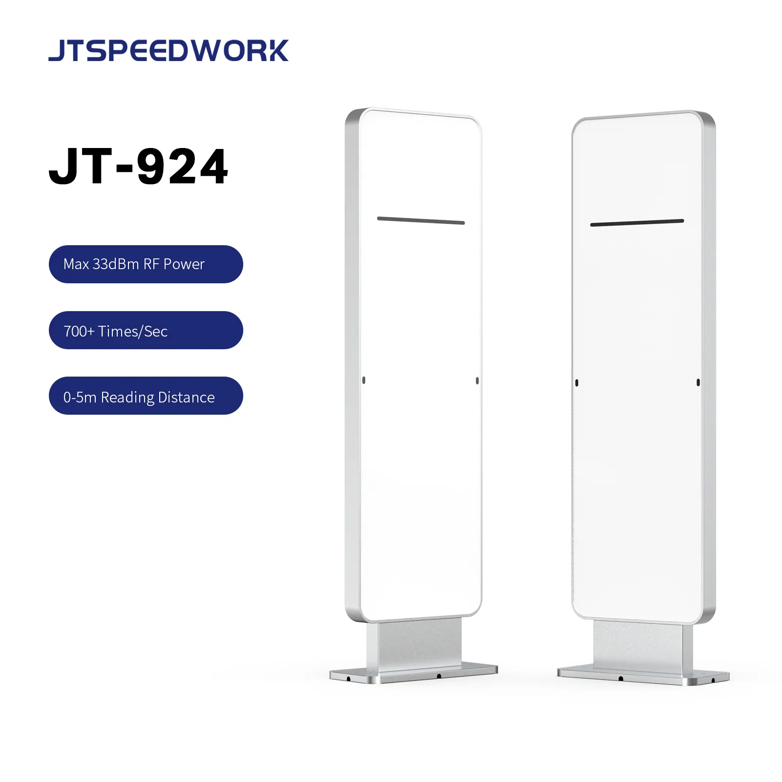 JT-924 UHF RFID Portal okuyucu kapısı kapı erişim ISO 18000-6C UHF RFID kapı okuyucu kitap otomatik kontrol için