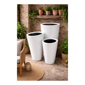 Décoration de jardin, design moderne de luxe, écologique, durable, pots en fibre de verre les plus vendus - Product Image 1