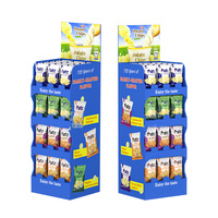 Support d'affichage pliable en carton recyclé Yinjie, écologique, personnalisé, impression offset 4 couleurs, montage facile pour pain et biscuits