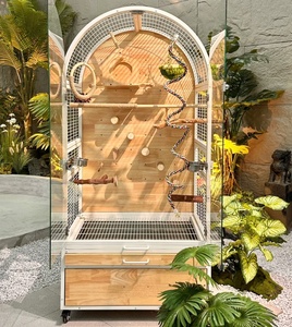 <span class=keywords><strong>Cage</strong></span> à oiseaux en fer pour l'extérieur, grande <span class=keywords><strong>cage</strong></span> à perroquets, vente en gros, direct usine, suspendable 	 Cages pour animaux de compagnie - Product Image 5