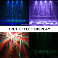 Luz Móvil Portátil de 6*10W RGBW con Efecto Láser, Luz Programable DMX para Discotecas, Bodas y Actuaciones en Vivo