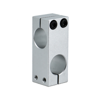 Support de fixation croisée d'axe optique en alliage d'aluminium HLTNC avec précision P2 pour arbres de guidage linéaires de 5 à 40 mm