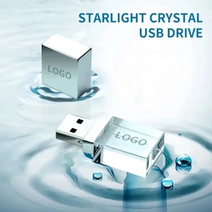 Memoria USB Acrílica Personalizada para Regalo de Boda, 128GB 32GB 4GB, Memoria USB 3.0 con Iluminación, Memoria USB de Cristal - Product Image 3