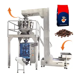 Fully Automatic Stand Up Pouch Machinery Vertical Coffee Bean Pellet Pouch Weighing Packing Machine