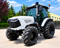 Tracteur agricole 4x4, moteur EPA, CE EURO5, 90 ch, 100 ch, compact, mini-tracteur, tracteur de ferme, tracteur de jardin avec cabine