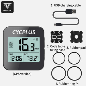 TOSUOD Wireless GPS Bicycle <strong>Computer</strong> 600mAh IPX6 <strong>MTB</strong> Bike Climb Training Speedometer for Cyclists - Product Image 1