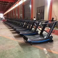 Tapis roulant incurvé manuel non électrique SK, machine d'exercice cardio auto-alimentée pour la course à pied, l'entraînement aérobie et l'équipement de gym