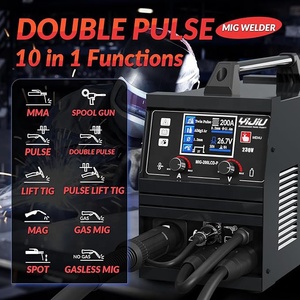 YIJIU MIG-200SP 220V 200A Poste à souder portable à double impulsion pour aluminium et fil fourré, machine de soudage à impulsions - Product Image 3