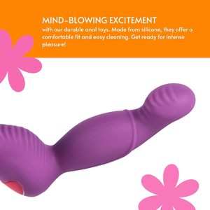 Masajeador de Próstata con Control Remoto para Hombre, Vibrador <span class=keywords><strong>y</strong></span> Anillo para Pene, Juguetes Sexuales para Adultos, Juguetes Sexuales para Parejas Femeninas - Product Image 3
