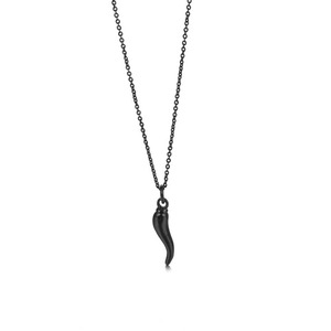 Collier avec pendentif <span class=keywords><strong>Little</strong></span> Chili pour <span class=keywords><strong>homme</strong></span> |   Bijoux de mode vintage plaqués or, chaîne à maillons carrés, pour anniversaire - Product Image 4
