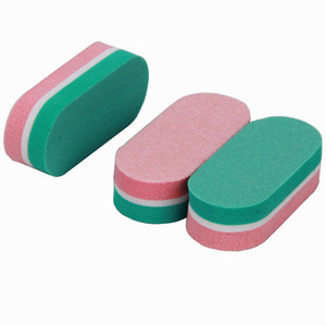 ตะไบเล็บฟองน้ำขนาดเล็ก 100/180 กริต สองด้าน ยี่ห้อส่วนตัว พร้อมโลโก้ตามสั่ง สำหรับทำเล็บ - Product Image 2