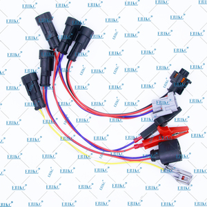 Erikc หัวฉีด Piezo เชื่อมต่อกับหัวฉีด E1024038ทดสอบการฉีดตัวเชื่อมต่อสายเคเบิลสำหรับหัวฉีด Bosh SIEMENS