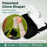 Étui de rangement pour accessoires de golf personnalisés en EVA, étui de voyage rigide de haute qualité pour téléphone, étanche, magnétique en EVA