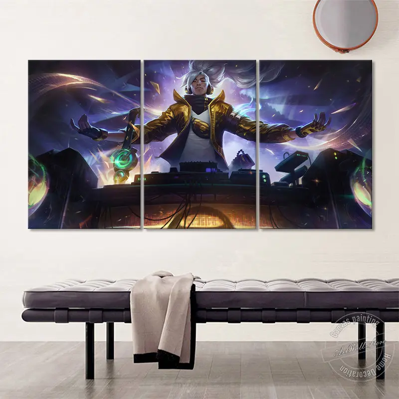 Game Schilderen Yasuo League Of Legends Game Poster Canvas Muur Cover Muurstickers Interieur Behang Muurschilderingen Olieverf Geschenken