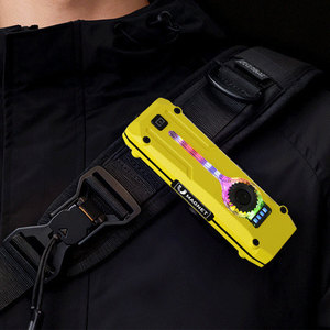 Taikoo EDC ไฟฉายเลเซอร์ยุทธวิธีทรงกระบอกแสงแรง, ไฟฉายแหล่งกำเนิดแสงหลายดวงชาร์จไฟหรี่แสงได้แบบไม่มีขั้น - Product Image 4