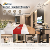 Ensemble de mobilier sur mesure pour chambre d'hôtel, coordonné et adapté à la planification spatiale, qualité stable pour projets mondiaux