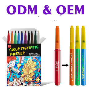 Stylo aquarelle nouveau stylo de <span class=keywords><strong>peinture</strong></span> <span class=keywords><strong>magique</strong></span> dégradé créatif étudiant <span class=keywords><strong>peinture</strong></span> et Art bricolage stylo aquarelle à changement de couleur - Product Image 2