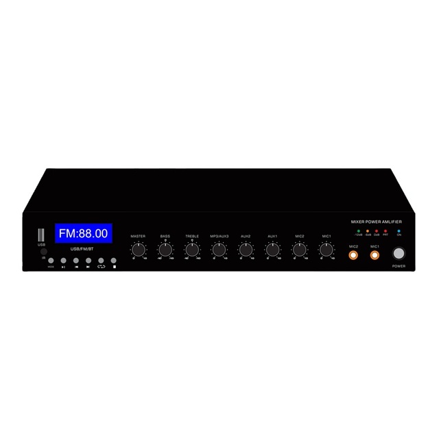 TA - 60U USB FM BT Digital Sound Processor Stereo Mixing Amplifier Karaoke Mp3 Mixer Amplifier