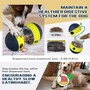 Juguetes Interactivos para Perros, Juguetes Indestructibles para Cachorros, Dispensador de Comida Ajustable, Rompecabezas para Perros, Comedero con Fugas de Comida, Juguetes para Perros - Product Image 4