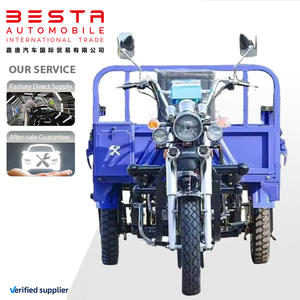 Tricycle motorisé 2024 pour adultes, type pick-up à <span class=keywords><strong>3</strong></span> <span class=keywords><strong>roues</strong></span>, benne ouverte, vente de motos d'occasion, charge utile 400 kg+, 70 km/h, 4 places - Product Image 1