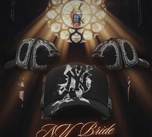 Gorra de Béisbol El Barbas de Alta Calidad con Logotipo Bordado en 3D, Visera Curva Desgastada, Letras 'Rich Forever' en Lona, Unisex - Product Image 2