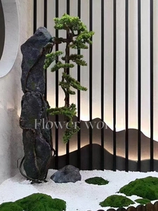 Albero di Cedro Artificiale Personalizzato OEM&ODM, Grande Bonsai di <span class=keywords><strong>Pino</strong></span> per Interni ed Esterni, Produzione Diretta - Product Image 5