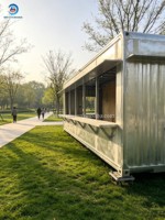 Conteneur d'expédition modifiable sur mesure pour usine, conception respirante pour cuisine, café, centre commercial/atelier