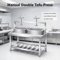 Presse à Tofu Manuelle, Moule de Fabrication, Équipement de Traitement du Soja, Économe en Énergie, Facile à Utiliser, Capacité pour Restaurants