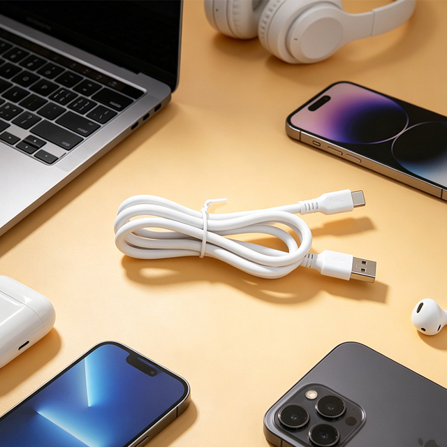 USB-A to type-C USB-C 100CM 1 meter data transfer charging cable for low price large inventory power bank adapter charger cable
