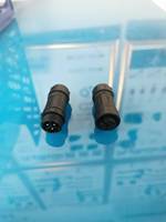 Cable de PVC M16 para exteriores, conector impermeable IP66/IP67, 2, 3, 4, 5 pines, rosca macho, hembra, 10A, corriente nominal, contacto de latón