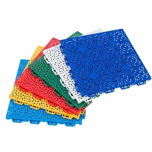 Custom Printed Nitrilel Rubber Logo Floor Door Mat <strong>3X3</strong> Basketball Court Flooring Basketball Court <strong>Tiles</strong> Outdoor - Product Image 2