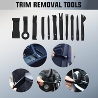Kit d'outils automobiles professionnels de 26 pièces avec extracteur de goupille de 5ème roue en acier inoxydable et plastique noir, marque SUOAN, garantie de 3 mois