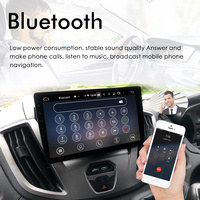 Suara AI Android 13 Radio mobil untuk Ford Transit kustom 2013-2016 pemutar Video Multimedia GPS Stereo perangkat mobil nirkabel 9 inci