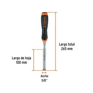 Master avec 18 unités Chisel 5/8 'Comfort Grip poignée, Truper - Product Image 1