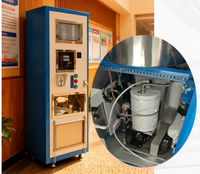 Distributeur d'eau automatique à monnayeur avec filtration et stérilisation à 12 niveaux, machine à osmose inverse pour usage public