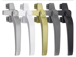 Poignée de porte et de fenêtre en alliage d'aluminium, design moderne, couleur personnalisable, pour accessoires de porte et fenêtre à battant, maison - Product Image 3