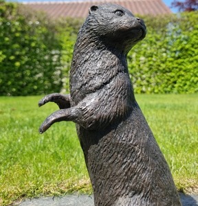 Estatua de escultura de Sello de Bronce de tamaño natural moderno para decoración del hogar, estatua de Animal decorativa Vintage de granja, sello Natural abstracto - Product Image 3