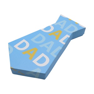 Boîte cadeau vide en carton rigide en forme de cravate pour parfum, idéale pour la fête des pères (cadeau pour papa) - Product Image 2