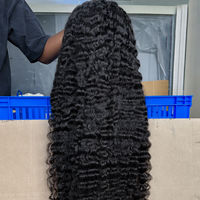 Pelucas de Cabello Humano Virgen Brasileño con Encaje Frontal HD, Ondulado Rizado Birmano, 100% Cabello Humano Virgen con Cutícula Alineada