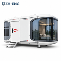 K3 Maisonnette préfabriquée en aluminium de conception européenne pour bureau, camping, séjour à la maison, projets de tourisme écologique