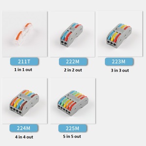 Connexion de câble de cordon rapide sans soudure bornes de câblage rapide sans soudure connecteurs de fil électrique pour bande lumineuse Led - Product Image 5
