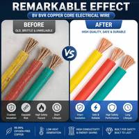 Kabel Listrik Inti Tembaga BV BVR Harga Kompetitif 2.5mm 4mm Tahan Api untuk Perkabelan Rumah