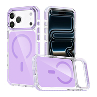 Coque de téléphone de luxe magnétique avec protection latérale en TPE de haute qualité pour iPhone 18 17 Pro Max, compatible iPhone 13 14 15 16 17