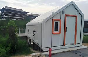 Tùy chỉnh 1 & 2 phòng ngủ thông minh prefab không gian nhà viên nang với ai điều khiển bằng giọng nói, cửa sổ toàn cảnh, và đầy đủ tiện nghi - Product Image 6