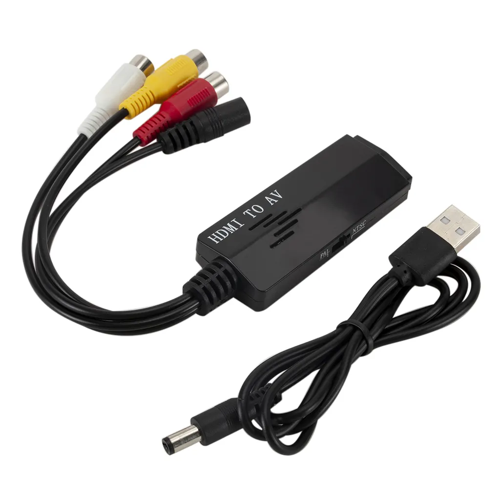 HDMI to AV HDMI to RCA converter adapter cable 17cm