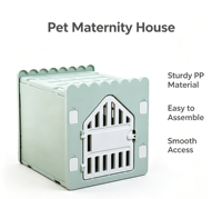 Lit pour chat et chien modulable, universel quatre saisons, amovible et lavable, nid d'intérieur pour animaux de compagnie, maison de maternité pour chatons, pour la maison, vente en gros