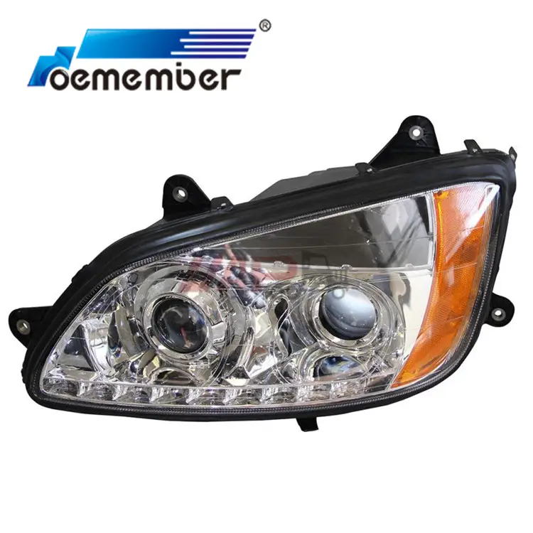 OE Member P-54-1059-100 LED Head Lamp-L With LED Bulbs Truck Body Parts Headlight For KENWORTH T660 American Truck Parts