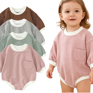도매 아기 Romper 긴 소매 바디 슈트 키즈 점프 슈트 아기 의류 유아 Romper 아기 의류 - Product Image 1